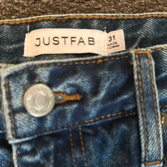 Billie Mid Rise Straight Leg Blue Jeans - Picture 14 of 16